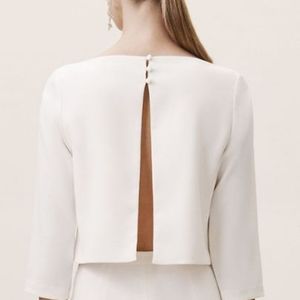 BHLDN Amy Kuschel Watts Bridal Top in Ivory